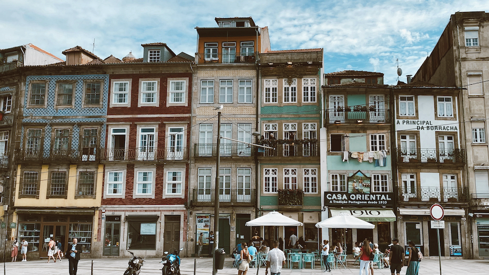 Le tipiche case di Porto